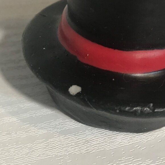 Snowman Wax Bowl with & Floating Hat Candle 6" Christmas Festive - Picture 10 of 13